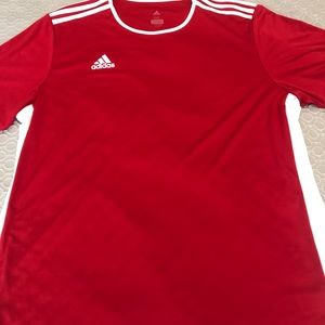 Adidas Climalite Men’s shirt.  XXL.  Red.  Never worn.